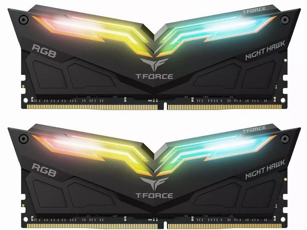 Памет Team Group T-Force NIGHT HAWK RGB 16GB (2x8GB) DDR4 4000Mhz Black
