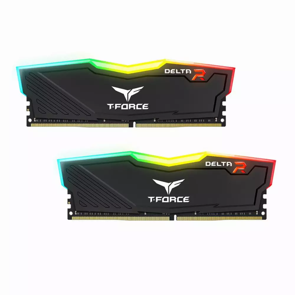 Памет Team Group T-Force Delta RGB Black 32GB (2x16GB)  DDR4 3000Mhz