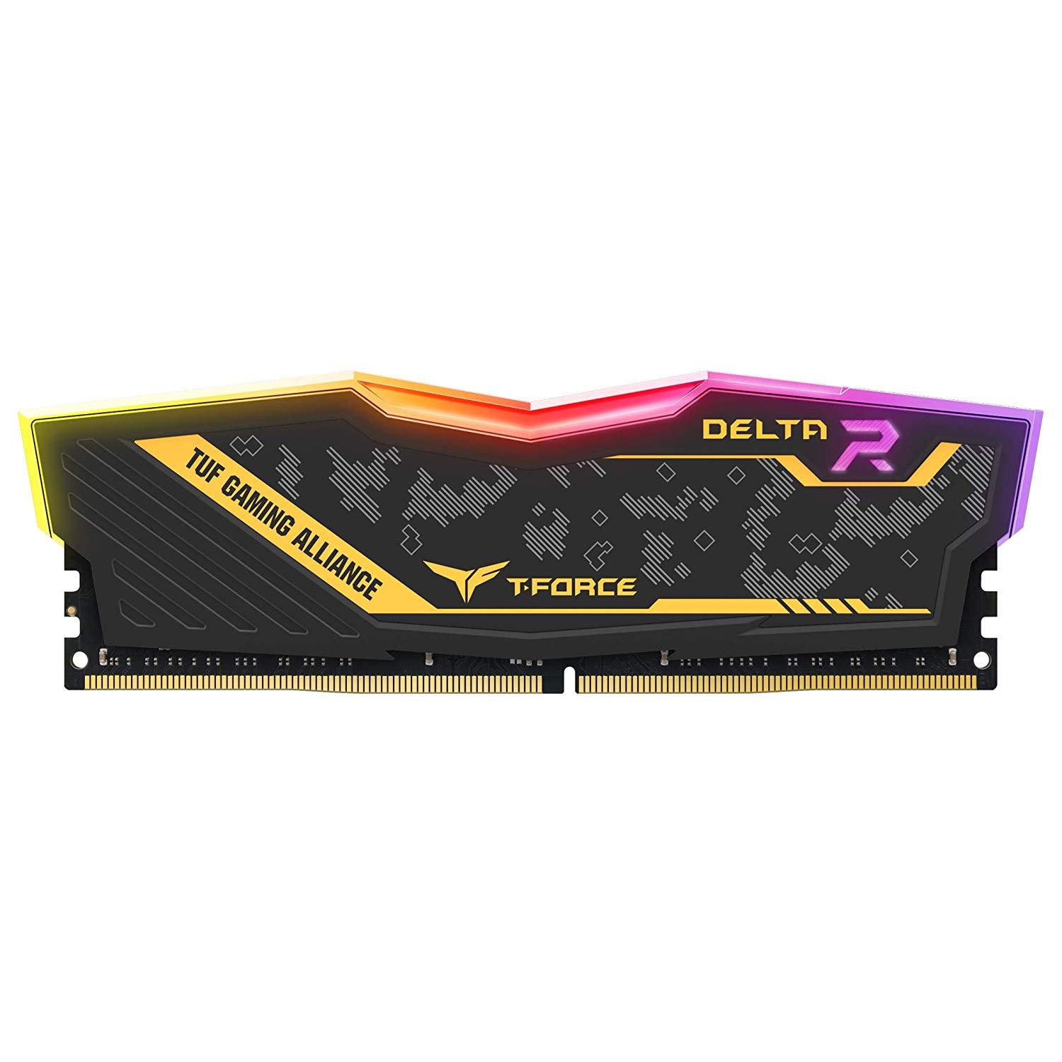 Памет Team Group Delta RGB TUF 16GB (2x8GB) DDR4 3200Mhz CL16 - TF9D416G3200HC16CDC01
