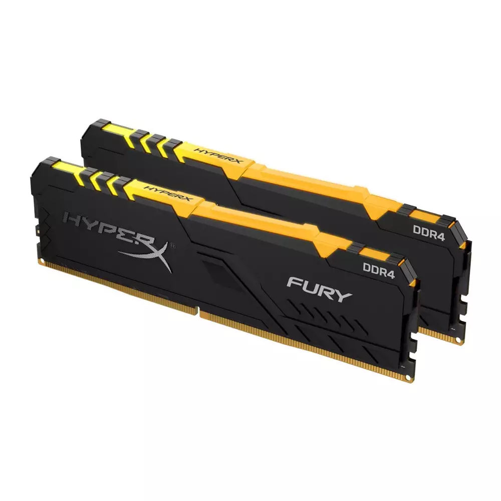 Памет Kingston HyperX Fury RGB 32GB (2x16GB) DDR4 2666Mhz