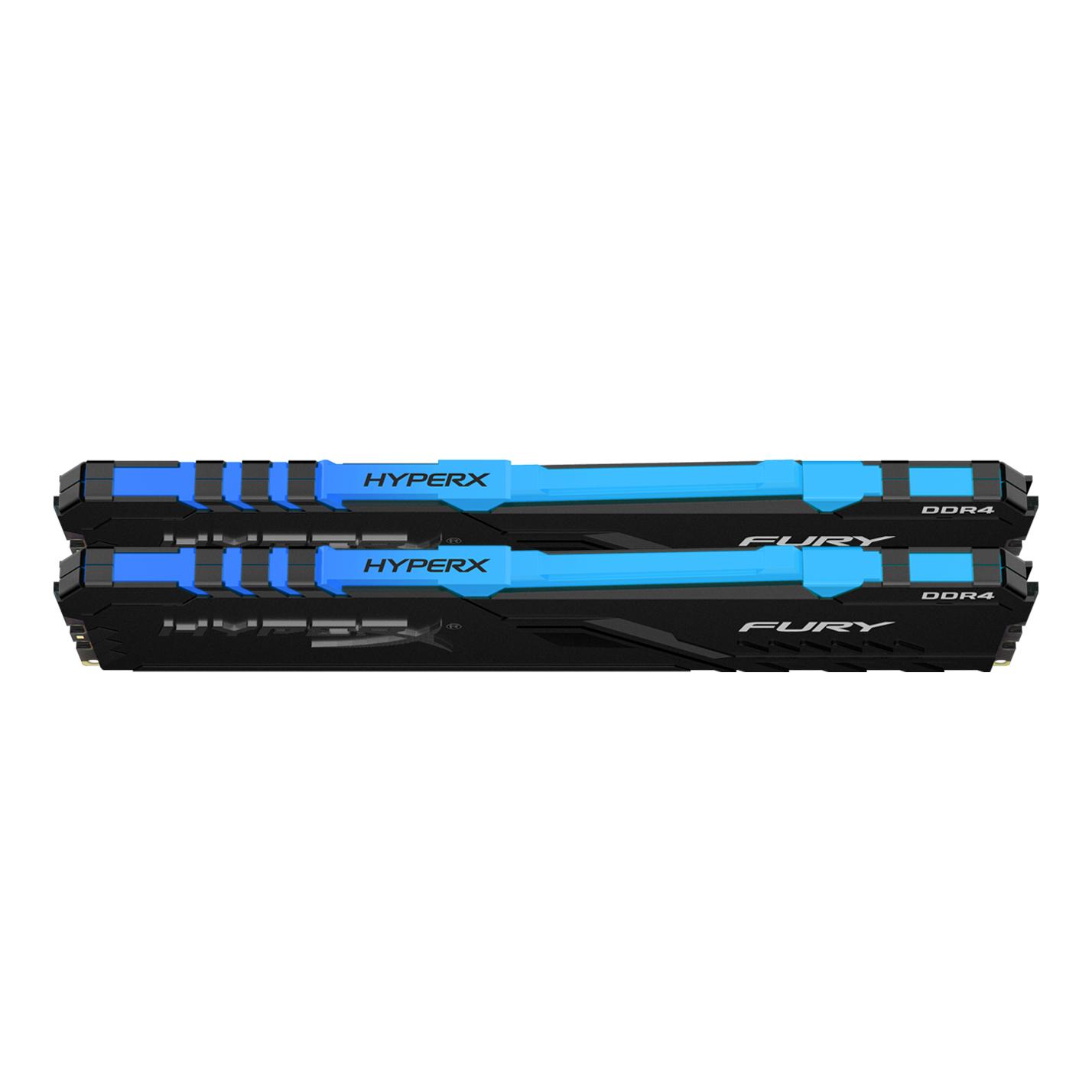 Памет Kingston HyperX Fury RGB 32GB (2x16GB) DDR4 3000Mhz