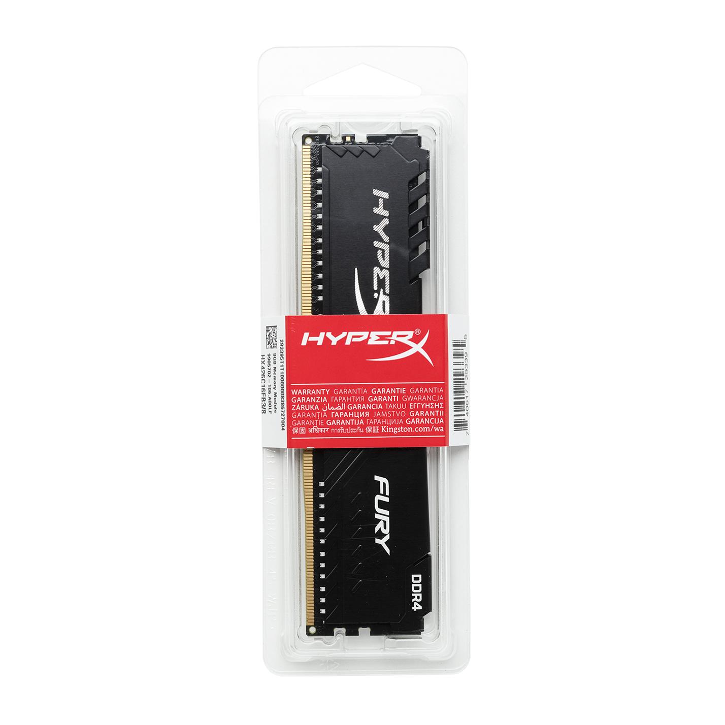 Памет Kingston HyperX Fury 16GB (1x8GB) DDR4 2400Mhz