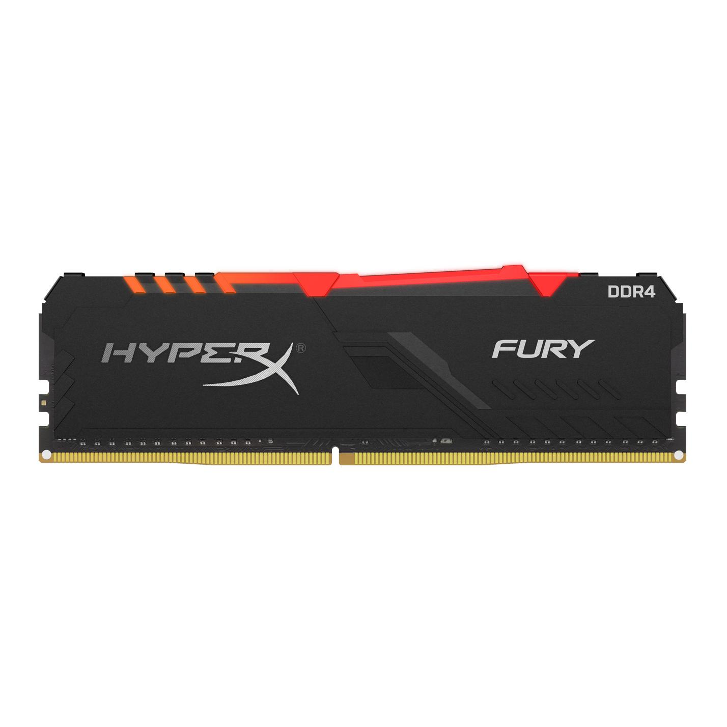 Памет Kingston HyperX Fury RGB 8GB (1x8GB) DDR4 3733Mhz