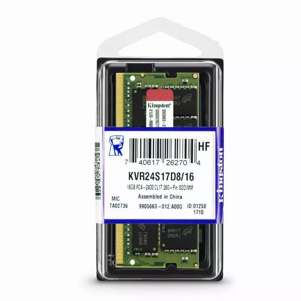 Памет Kingston 16GB SODIMM DDR4 2400Mhz