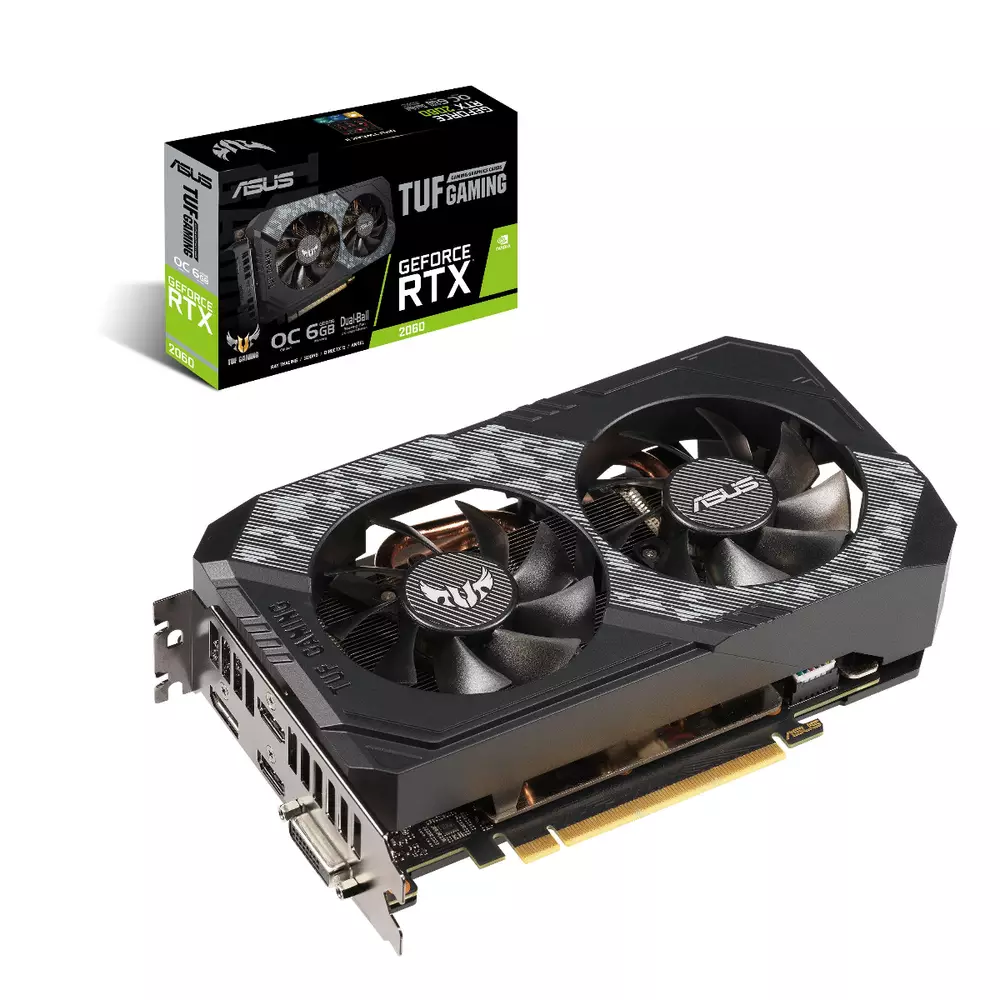 Видео карта ASUS TUF GAMING GeForce RTX 2060 OC 6GB