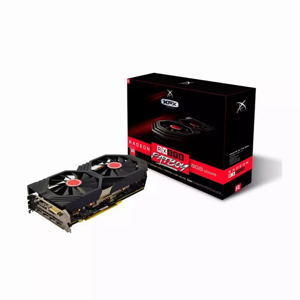 Видео карта XFX AMD Radeon RX 590 FATBOY 8GB