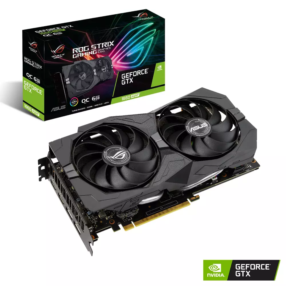 Видео карта ASUS ROG Stirx GeForce GTX 1660 Super OC Edition 6GB