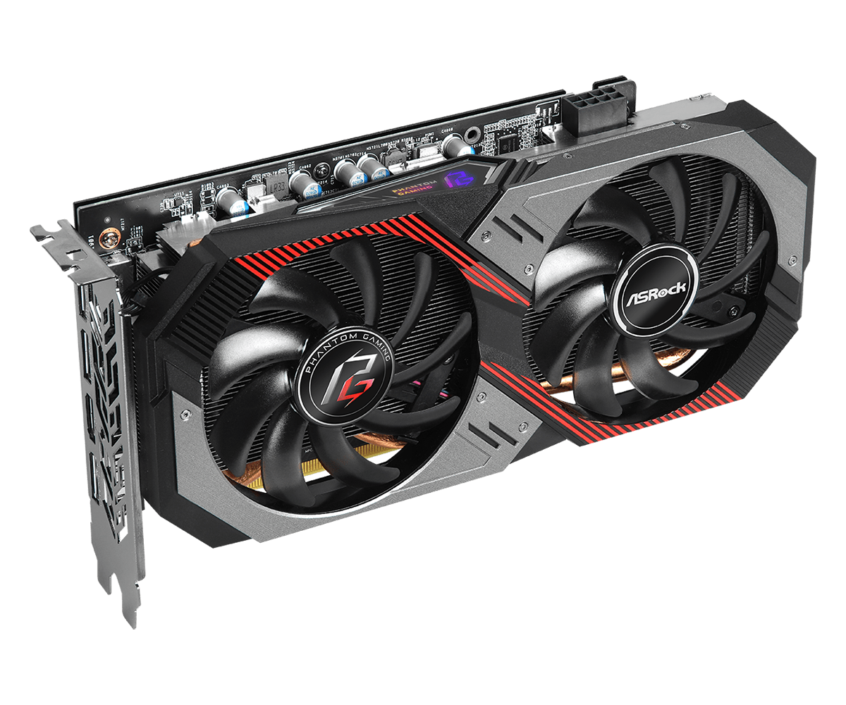 Видео карта Asrock Radeon RX 5600 XT Phantom Gaming D2 6G OC