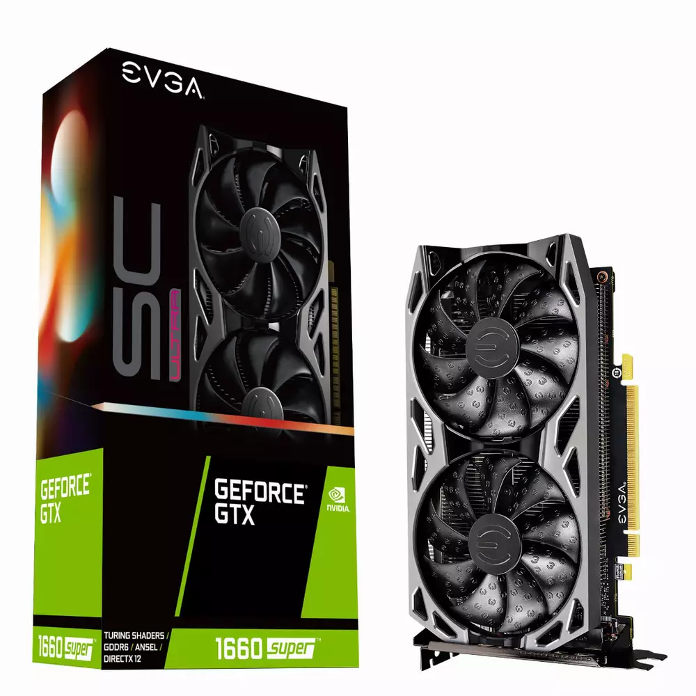 Видео карта EVGA GeForce GTX 1660 SUPER SC ULTRA GAMING