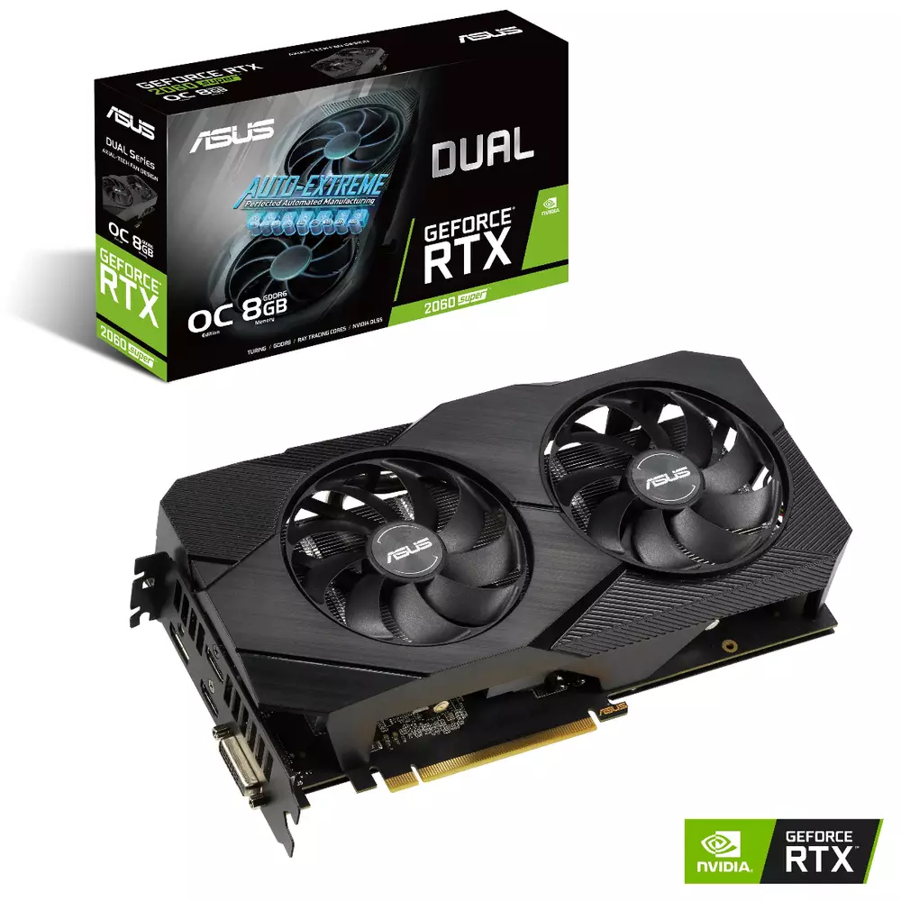 Видео карта ASUS DUAL GeForce RTX 2060 Super EVO V2 OC 8GB
