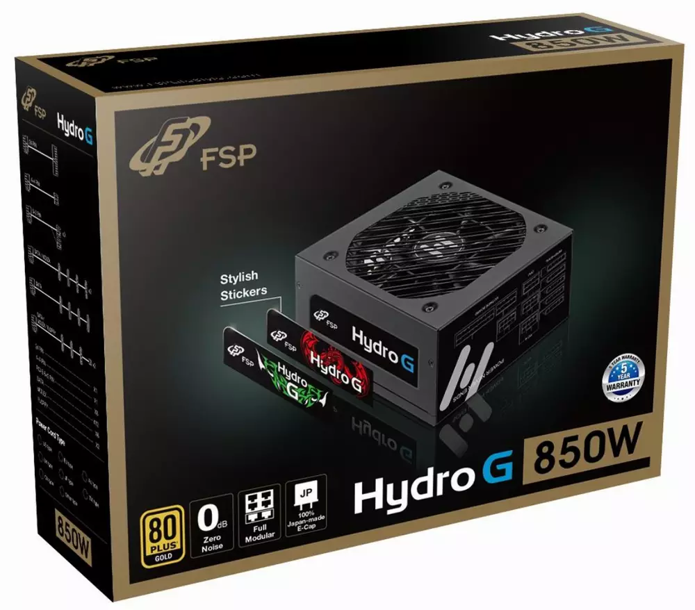 Захранване FSP Group Hydro G 850W 80+ Gold