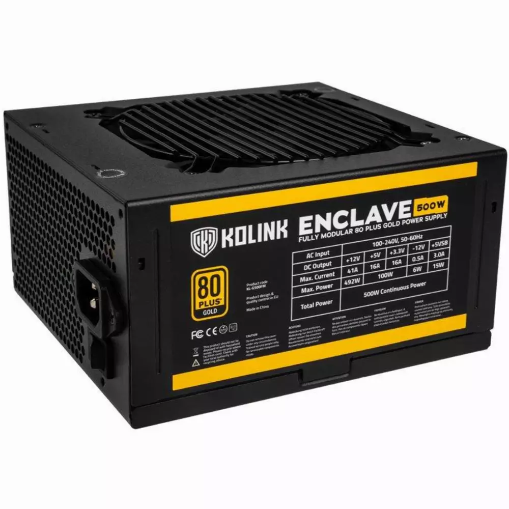 Захранване Kolink Enclave 500W 80+ Gold PSU