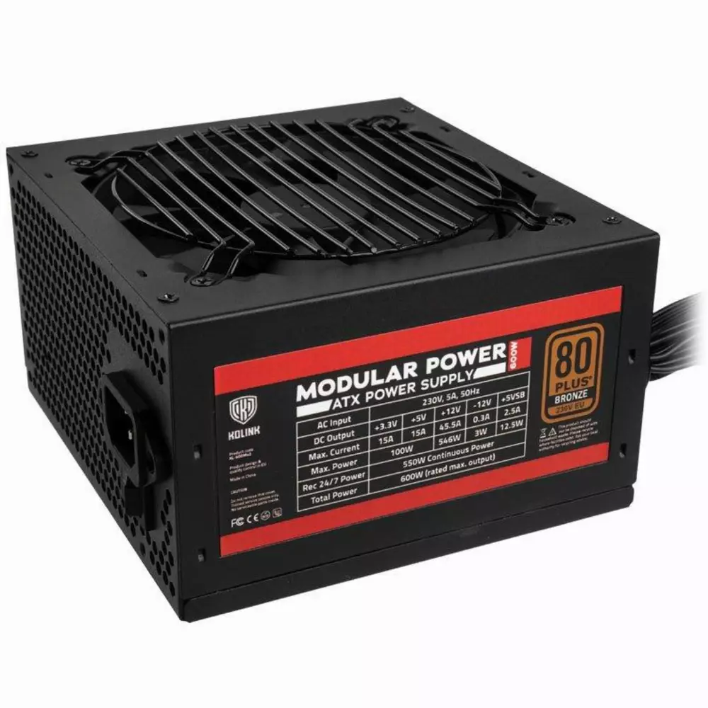 Захранване Kolink 600W 80+ Bronze PSU