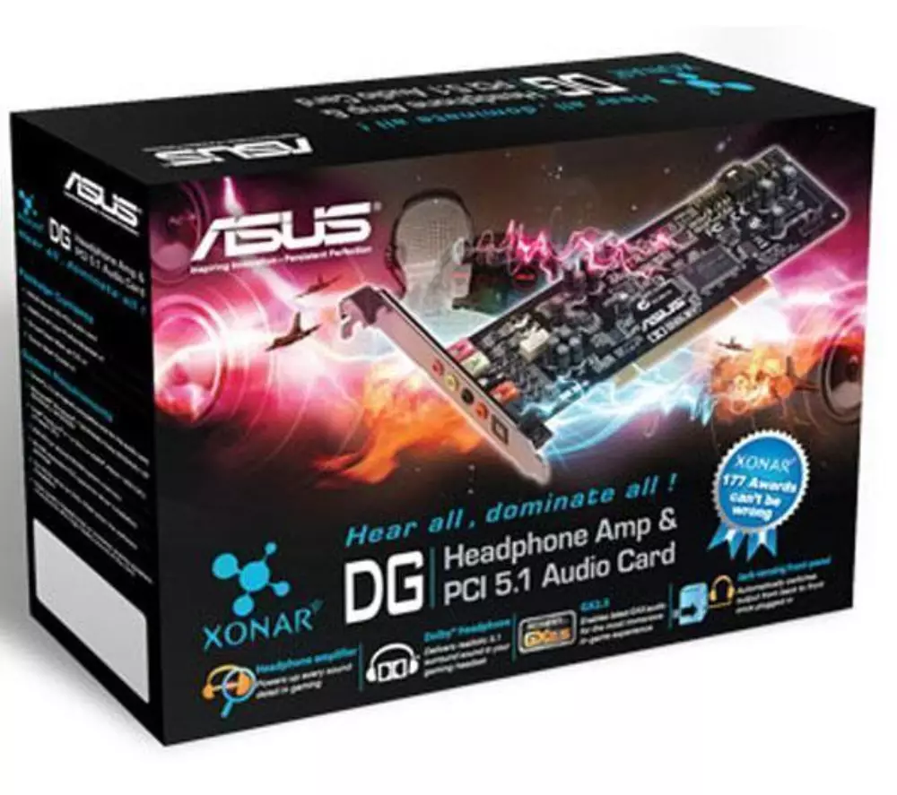 Звукова карта Asus Xonar DG, PCI, 5.1