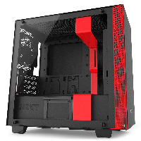 Кутия NZXT H400i Smart Matte Black/Red