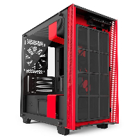 Кутия NZXT H400i Smart Matte Black/Red