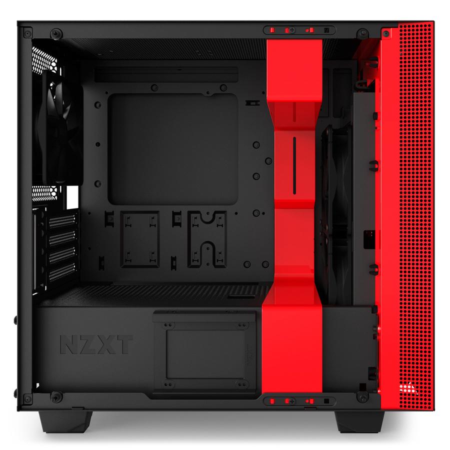 Кутия NZXT H400i Smart Matte Black/Red