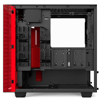 Кутия NZXT H400i Smart Matte Black/Red