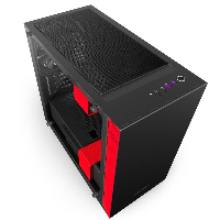 Кутия NZXT H400i Smart Matte Black/Red