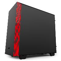 Кутия NZXT H400i Smart Matte Black/Red