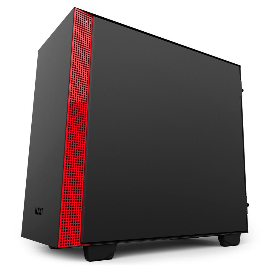 Кутия NZXT H400i Smart Matte Black/Red