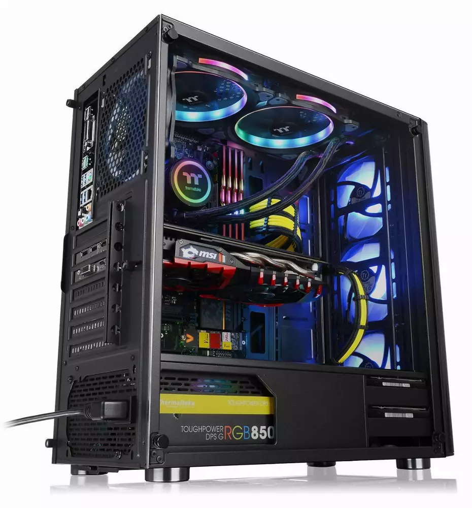 Кутия Thermaltake V200 TG RGB Edition