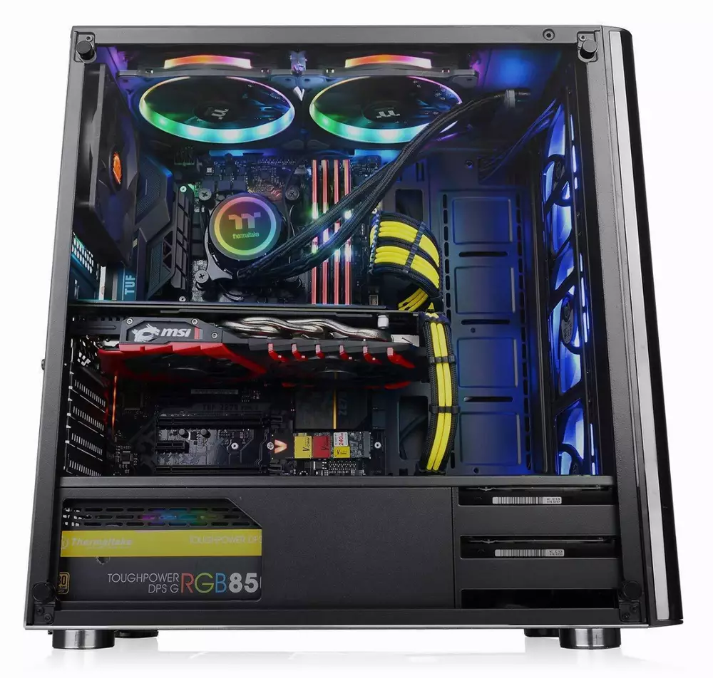 Кутия Thermaltake V200 TG RGB Edition