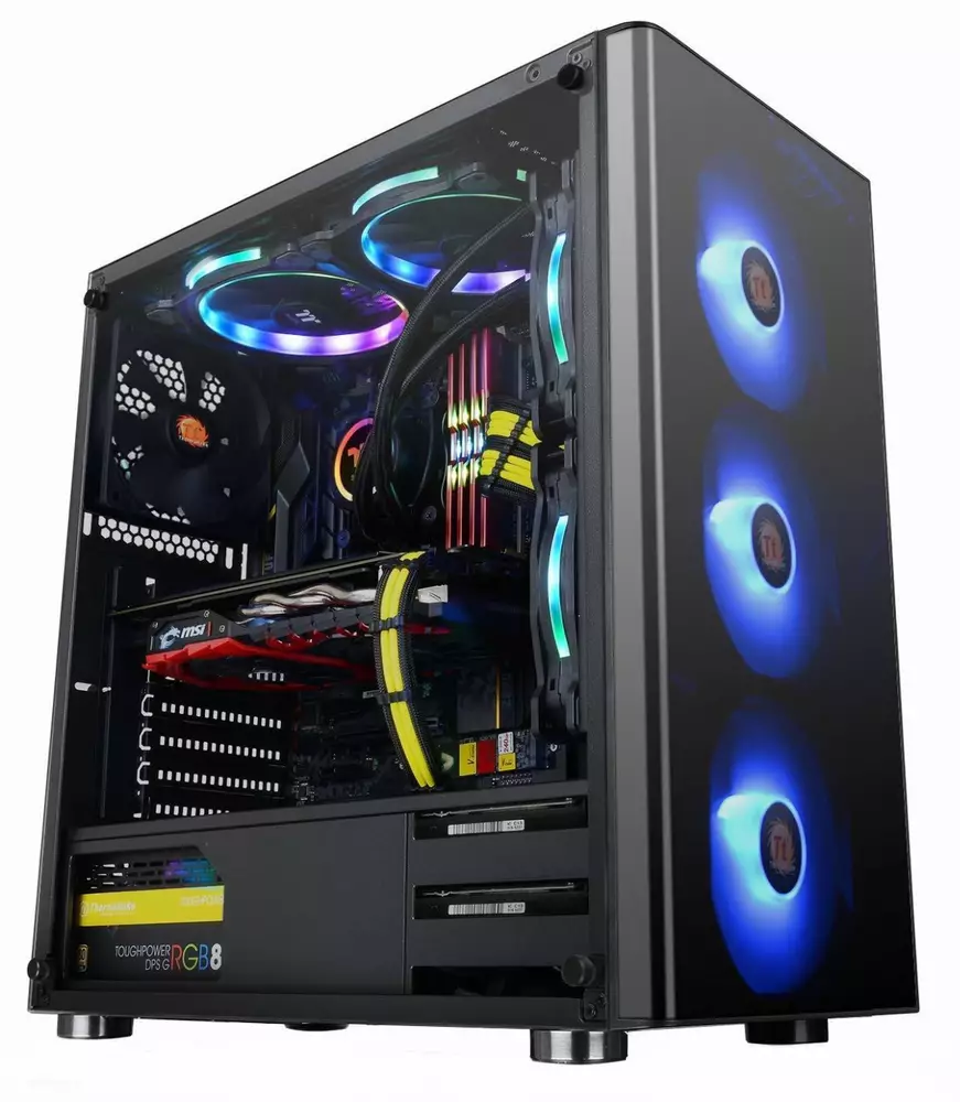 Кутия Thermaltake V200 TG RGB Edition
