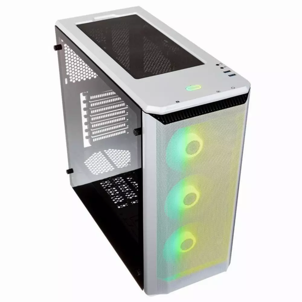 Кутия Phanteks P400A TG ARGB White
