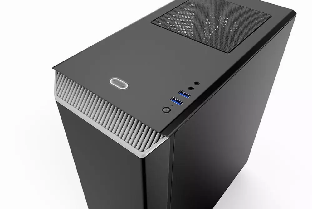Кутия Phanteks Eclipse P300 TG Black/White