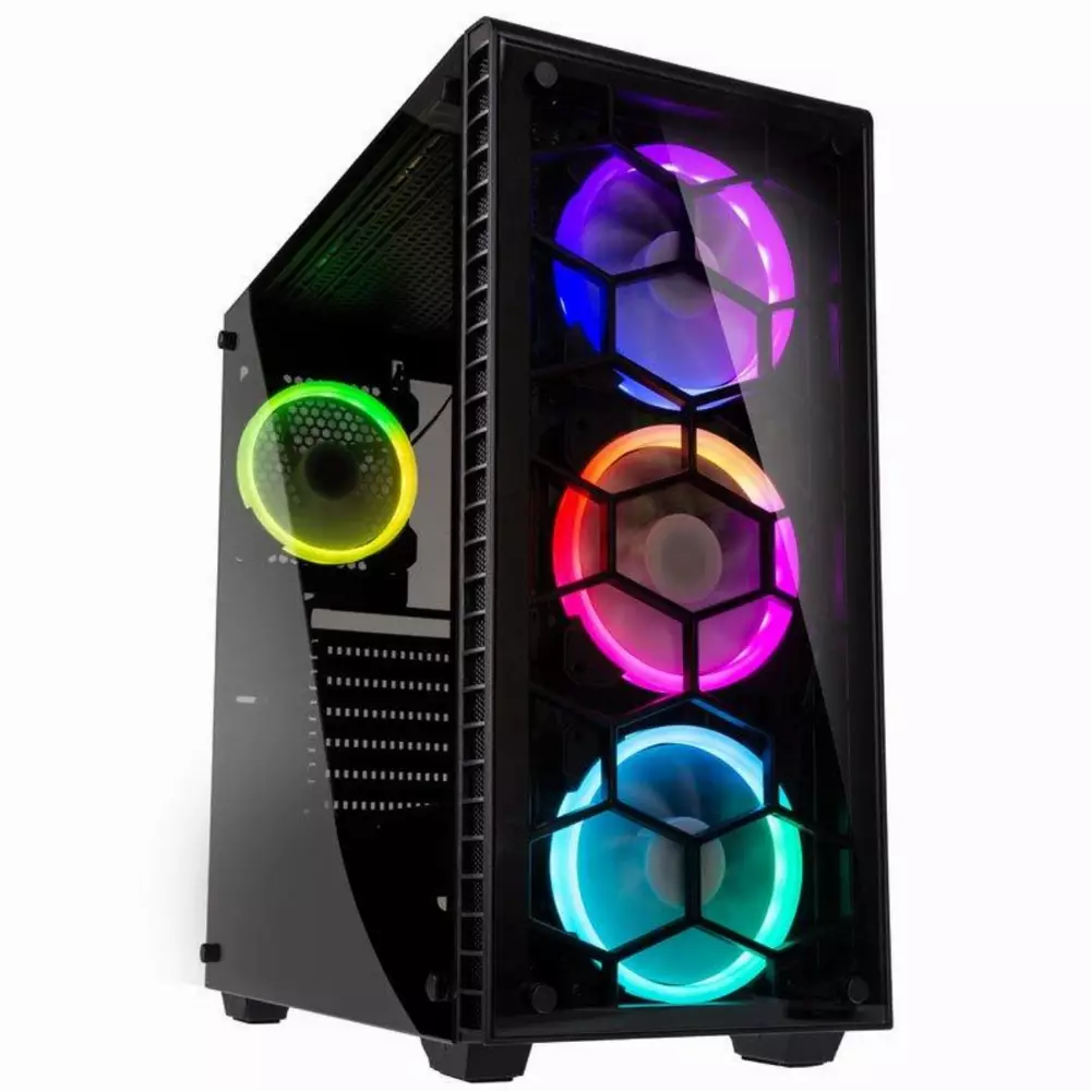 Кутия Kolink Observatory RGB TG Black