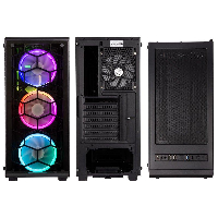 Кутия Kolink Observatory RGB TG Black