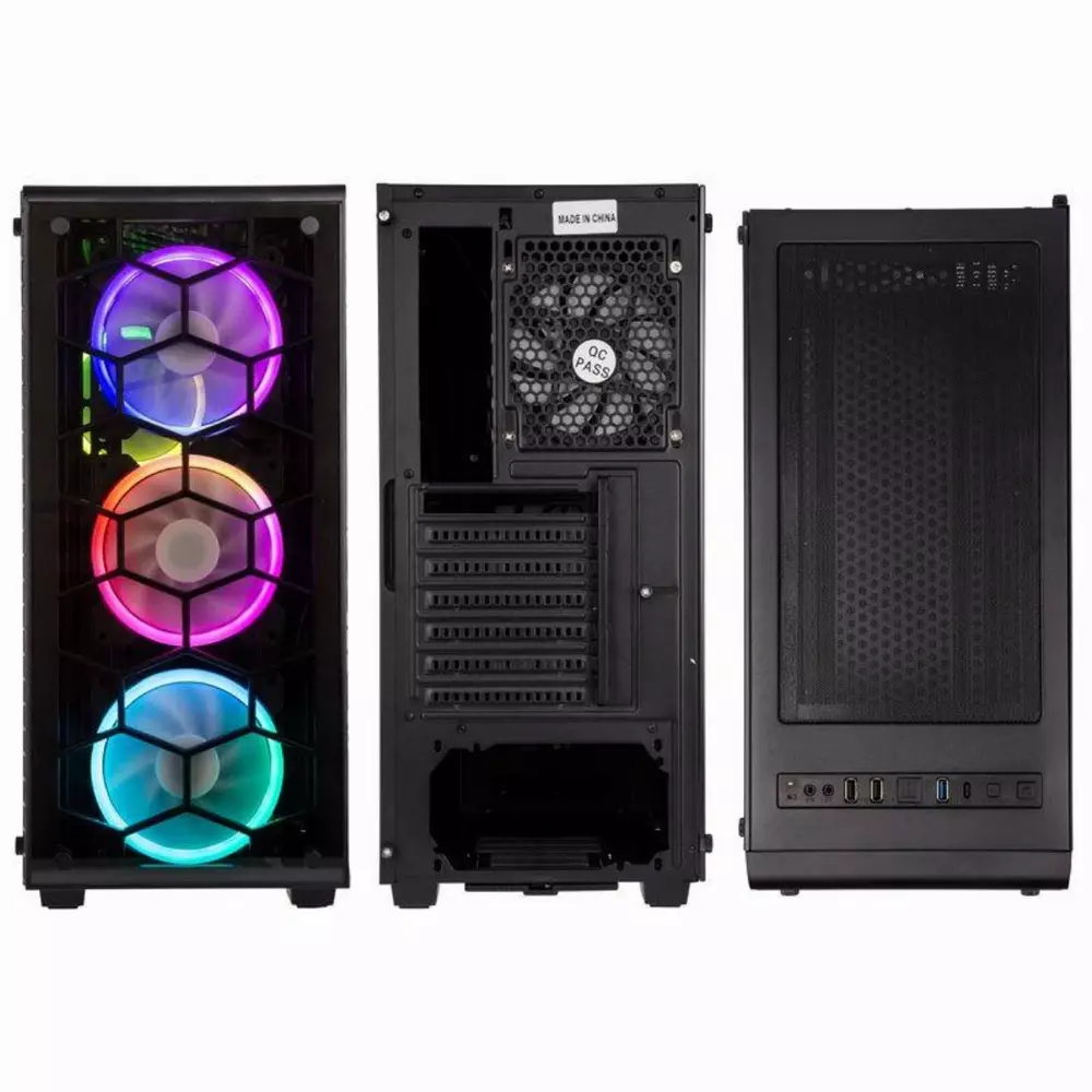 Кутия Kolink Observatory RGB TG Black