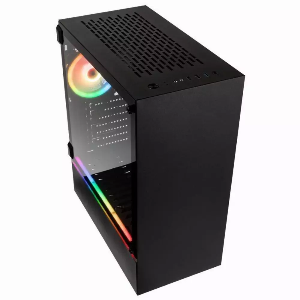 Кутия Kolink Bastion RGB TG Black