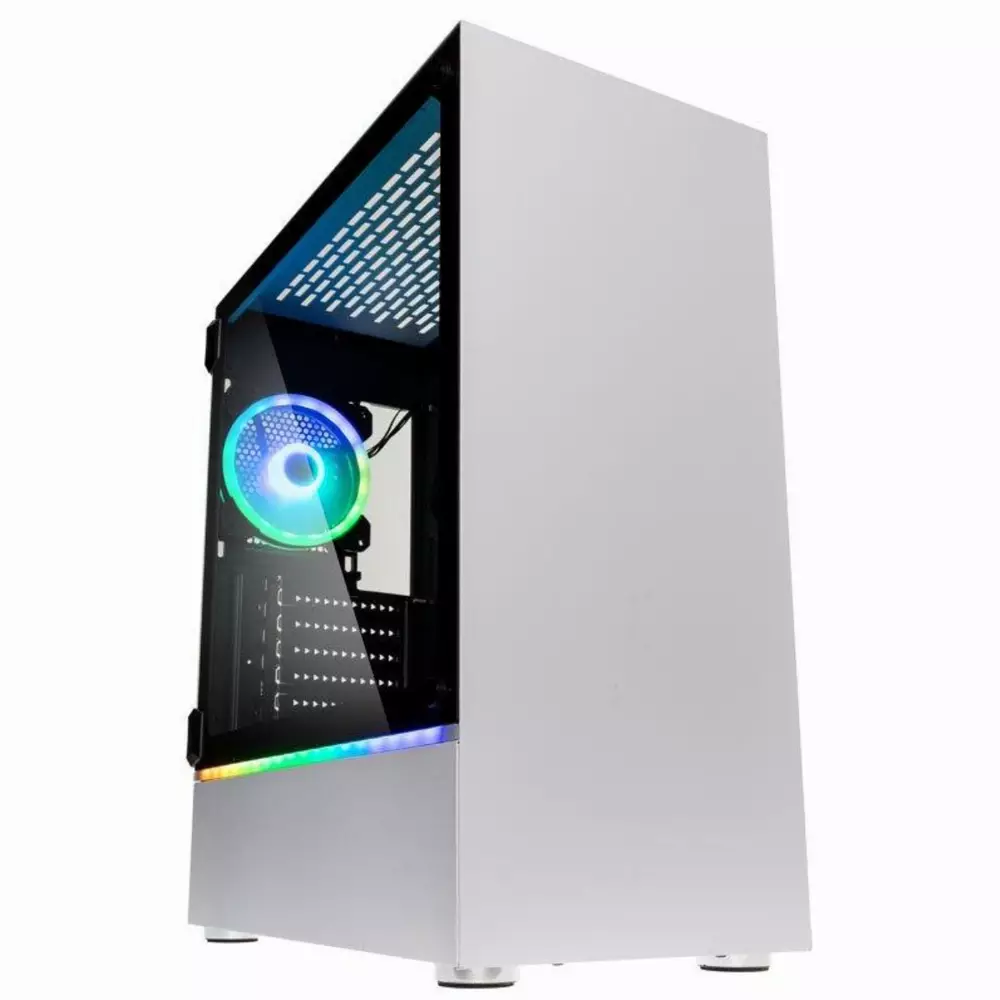 Кутия Kolink Bastion RGB TG White