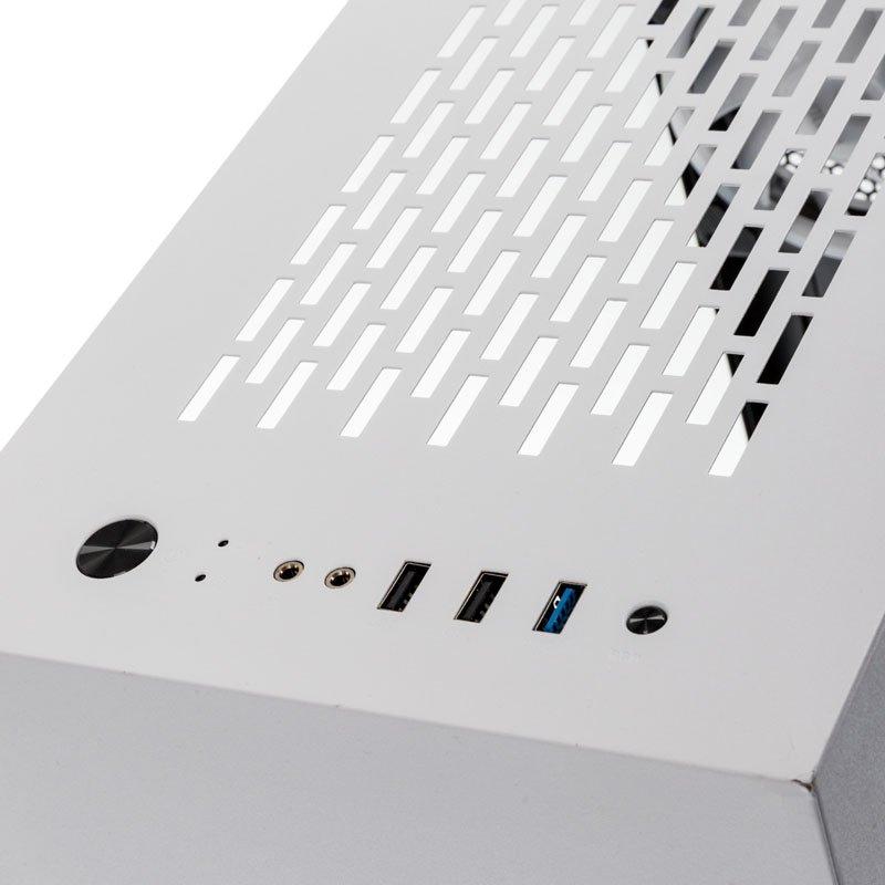 Кутия Kolink Bastion RGB TG White