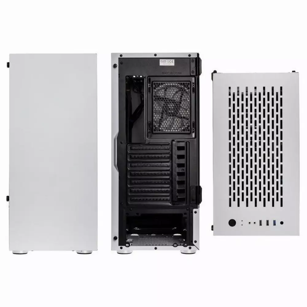Кутия Kolink Bastion RGB TG White
