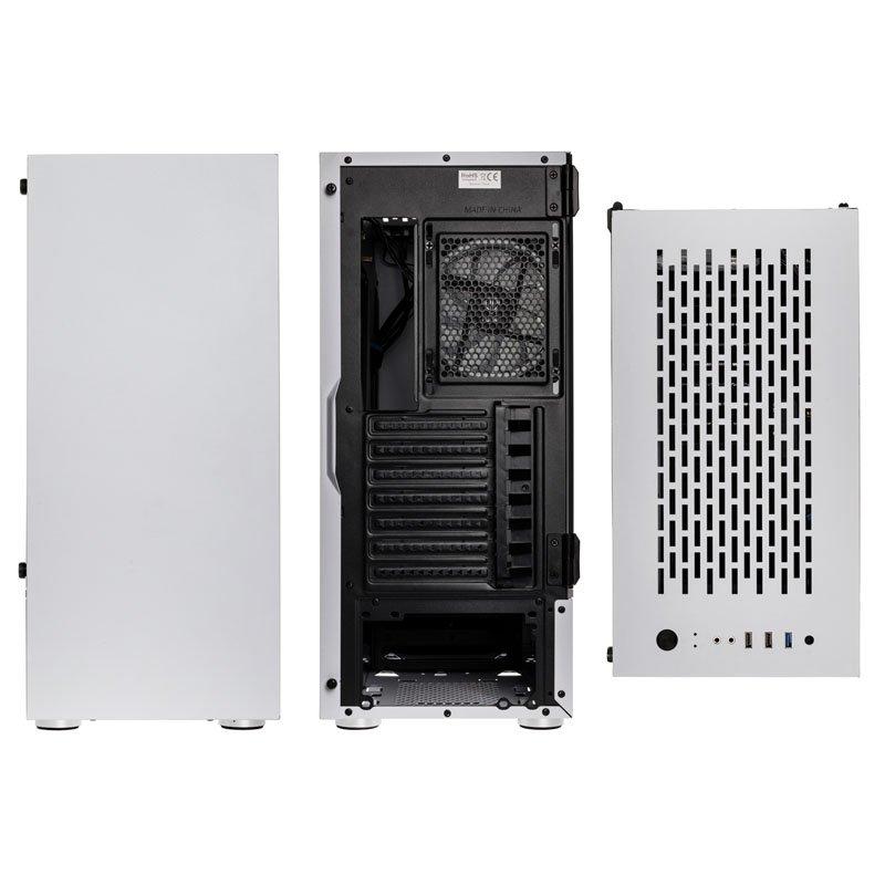 Кутия Kolink Bastion RGB TG White