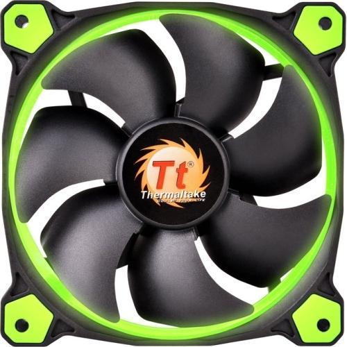 Вентилатор Thermaltake Riing 120x120x25, 12v, 1500 RPM, LED GREEN