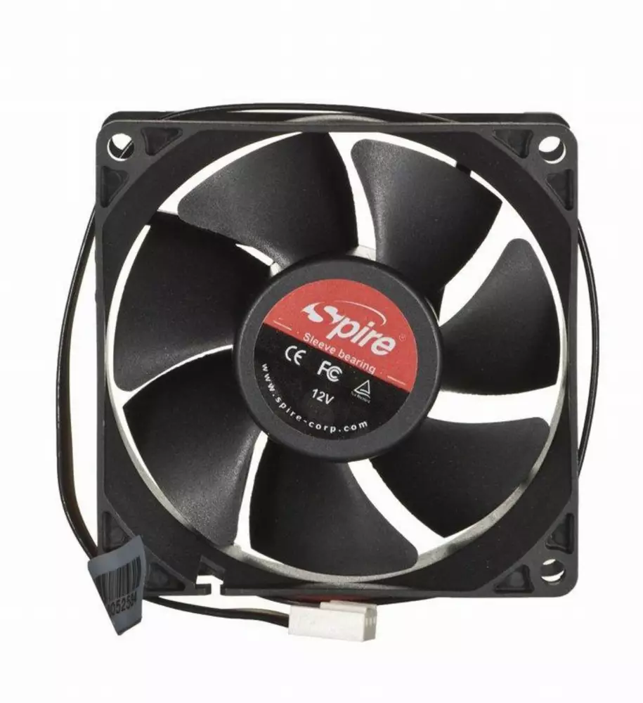 Вентилатор SPIRE 80x80x25 mm, Nano-Tech bearing