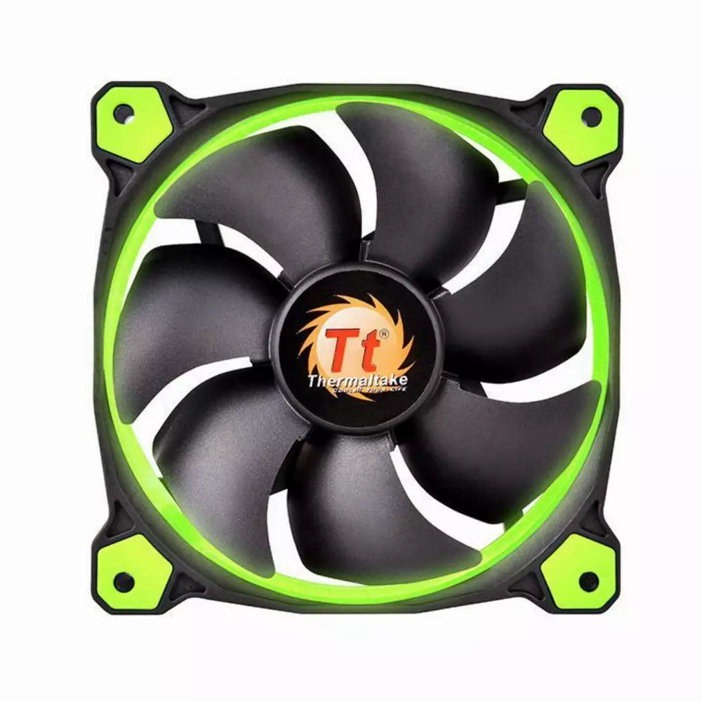 Вентилатор THERMALTAKE  Riing 14 LED, Зелен