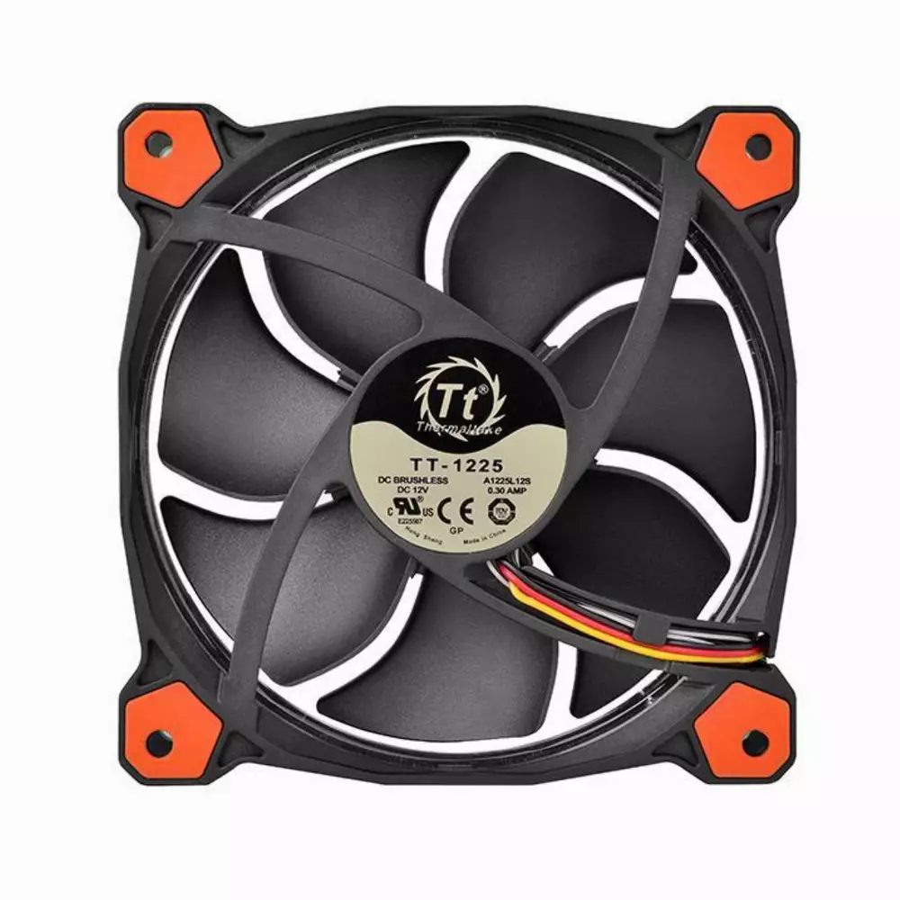 Вентилатор THERMALTAKE Riing 14 LED, Червен