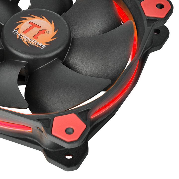 Вентилатор THERMALTAKE  Riing 14 LED, Червен