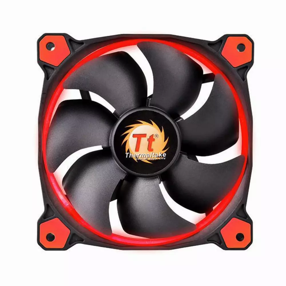 Вентилатор THERMALTAKE Riing 14 LED, Червен