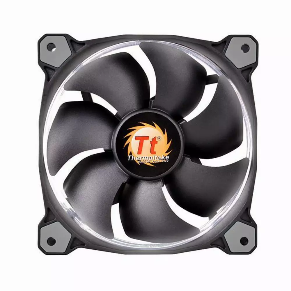 Вентилатор THERMALTAKE  Riing 14 LED, Бял