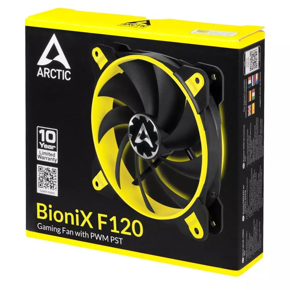 Вентилатор ARCTIC BioniX F120 Yellow 120mm