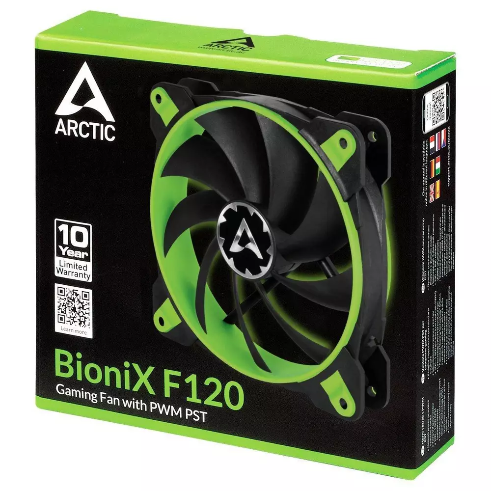 Вентилатор ARCTIC BioniX F120 Green 120mm