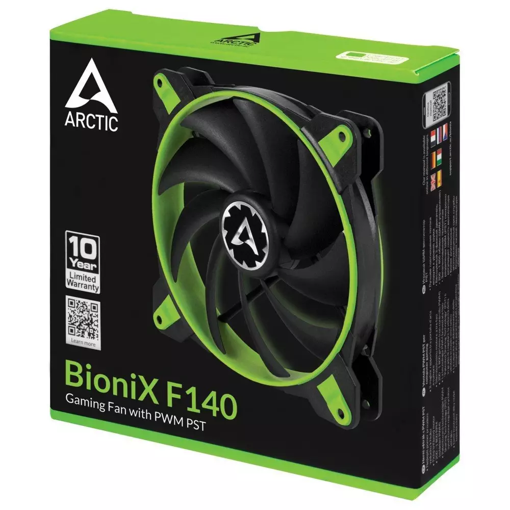 Вентилатор ARCTIC BioniX F140 Green 140mm