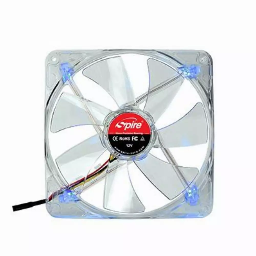 Вентилатор Spire ClearStar 140 LED, LED, Blue, Нано лагер