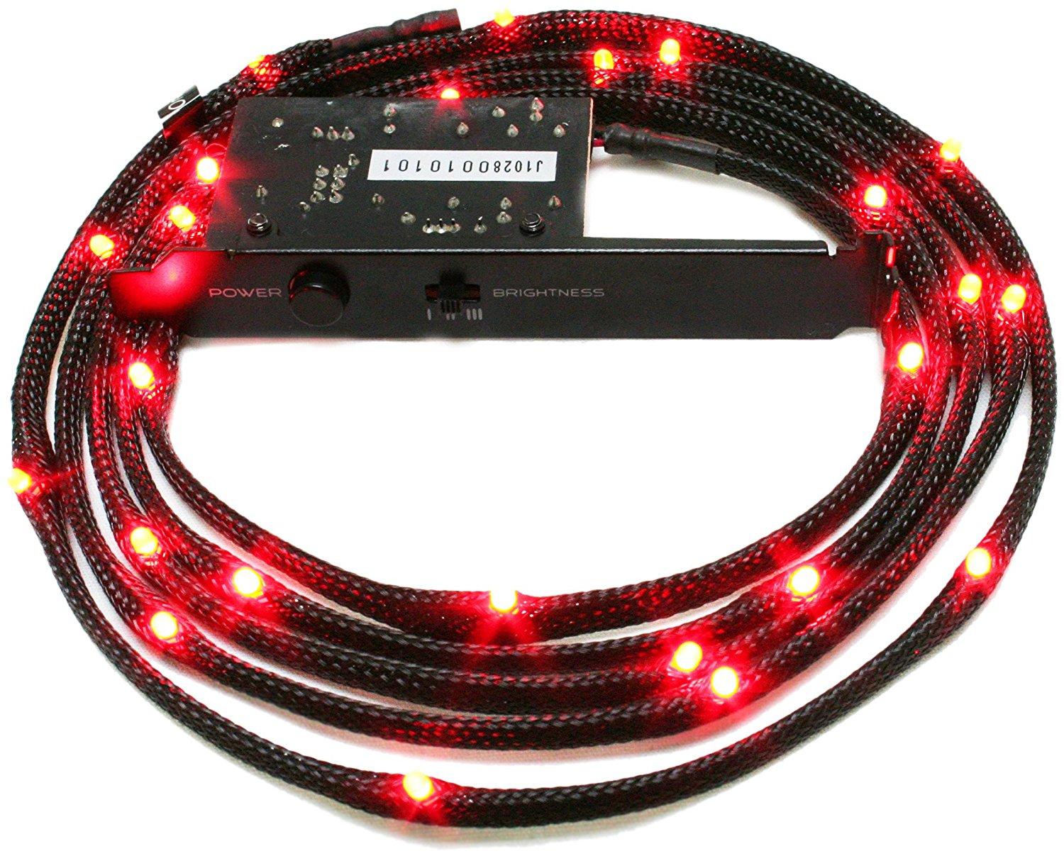 LED лента NZXT Sleeved LED Kit 2m Red CB-LED20-RD